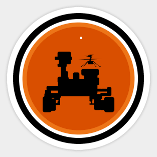 Rover Perseverance and Copter Sticker